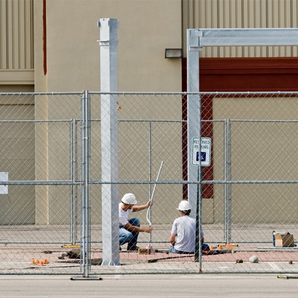 how long can i lease the temporary fence for my building site or event in East Glenville New York